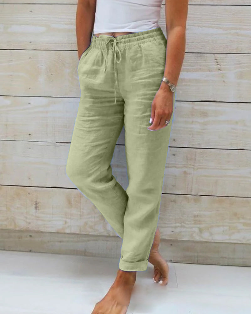 Jamie | Elastic Waistband Trousers