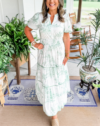 Elsa | Classic Toile Maxi