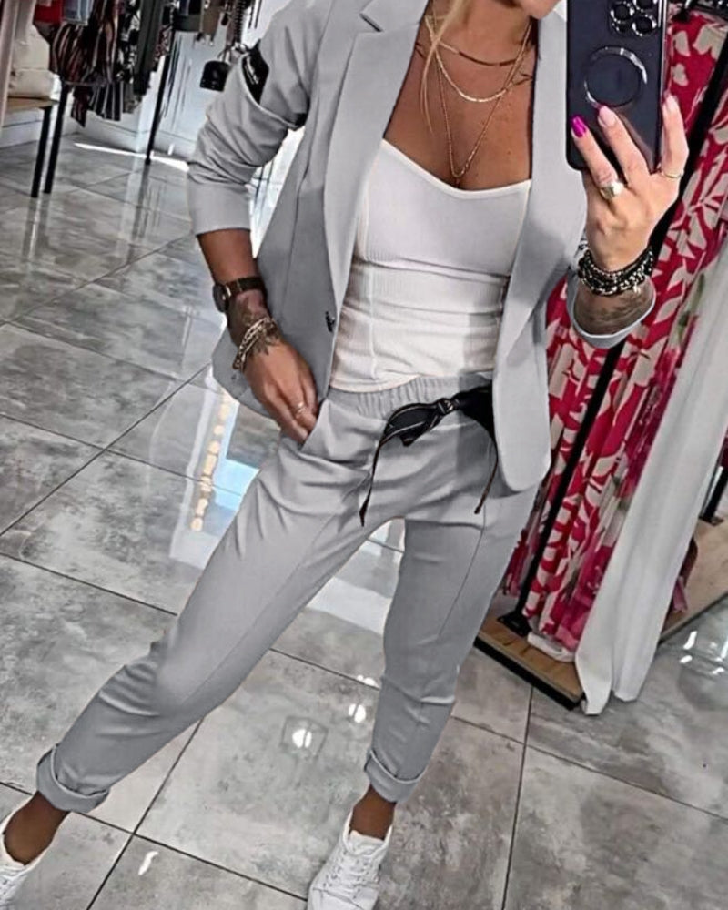 Malou | Top, Jacket, and Pants Set