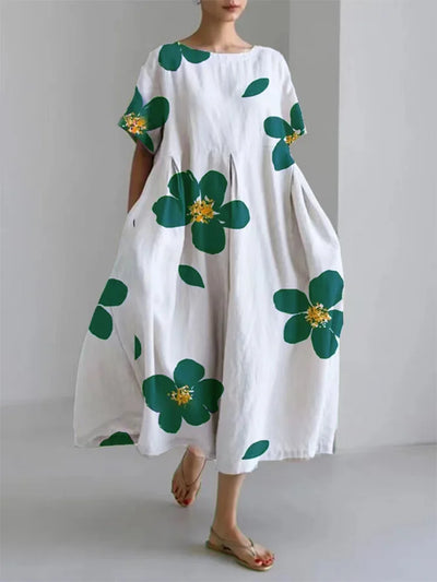 Lenora | Artistic Bloom Midi Dress