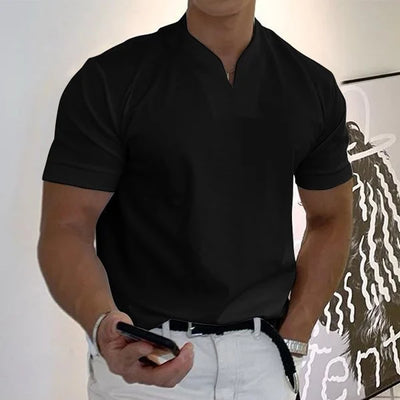 2024 Men Gentlemans business Short Sleeve T Shirt