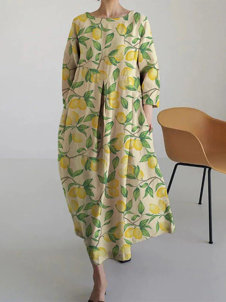 Thessaly | Artistic Bloom Midi Dress