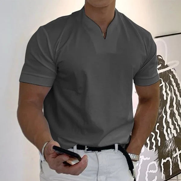 2024 Men Gentlemans business Short Sleeve T Shirt