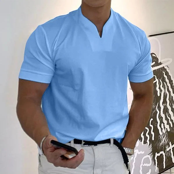 2024 Men Gentlemans business Short Sleeve T Shirt