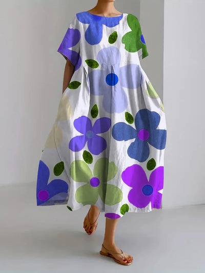 Liliane | Artistic Bloom Midi Dress
