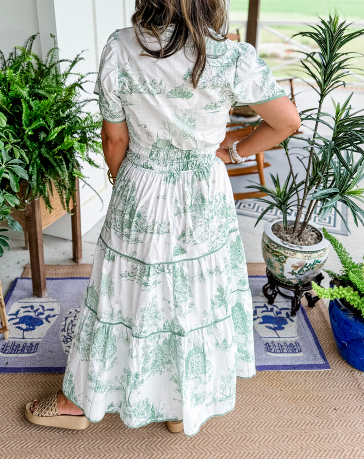 Elsa | Classic Toile Maxi
