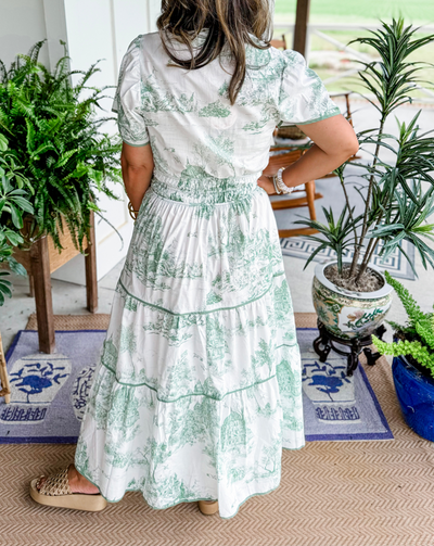 Elsa | Classic Toile Maxi
