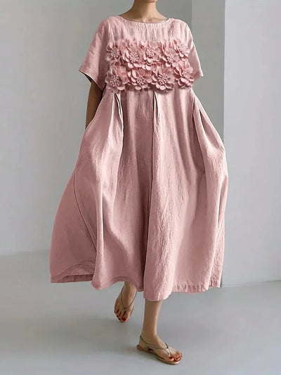 Calienne | Artistic Bloom Midi Dress