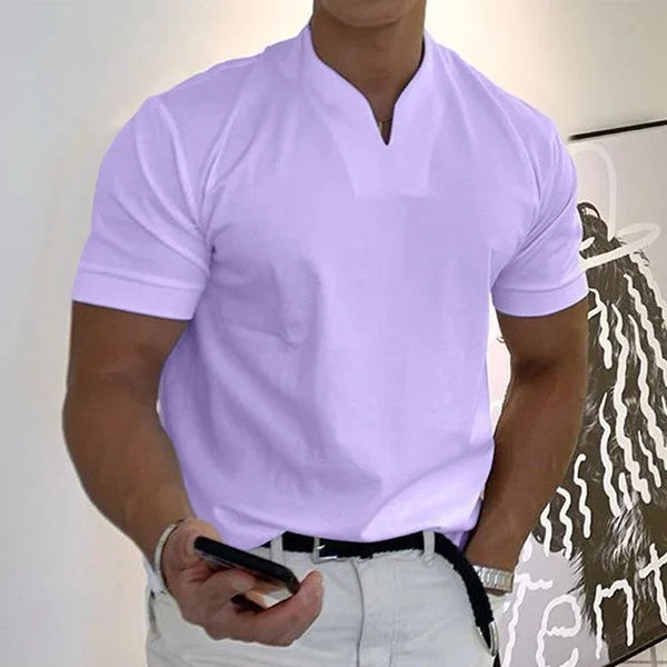 2024 Men Gentlemans business Short Sleeve T Shirt