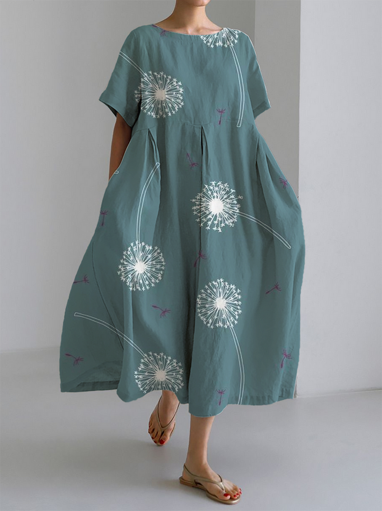 Eliora | Artistic Bloom Midi Dress