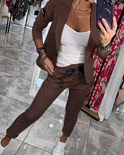 Malou | Top, Jacket, and Pants Set