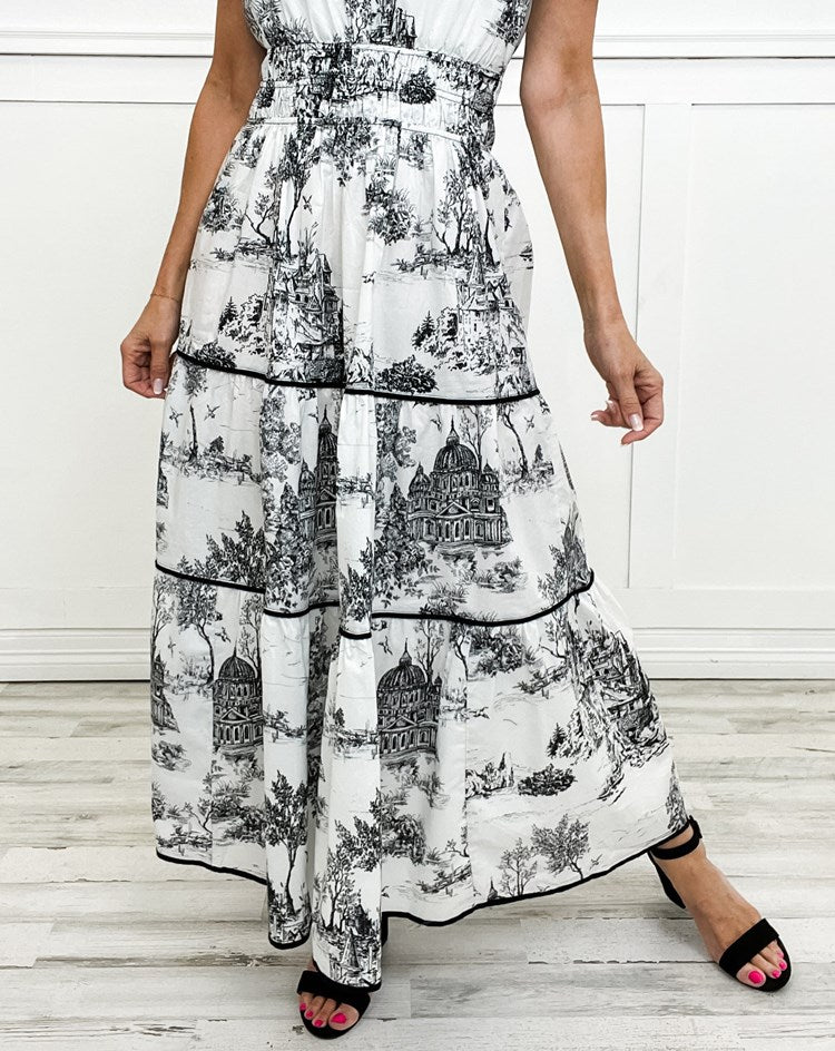 Elsa | Classic Toile Maxi