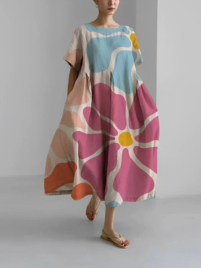 Ondine | Artistic Bloom Midi Dress