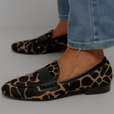 Delphine | Animal-Print Urban Loafer