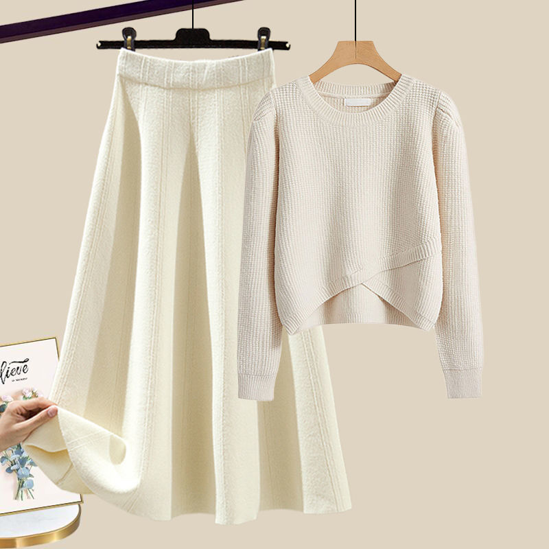 Anne | Stylish Knitted Sweater and Skirt Lounge Set