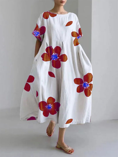 Lenora | Artistic Bloom Midi Dress