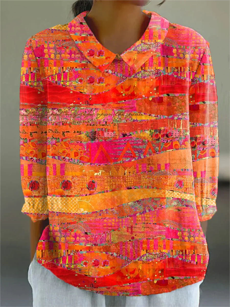 Oceane | Retro Mosaic Shirt