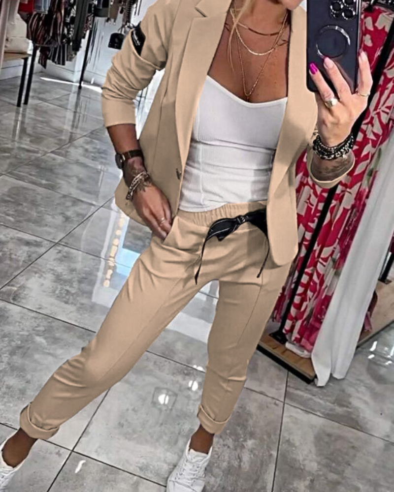 Malou | Top, Jacket, and Pants Set