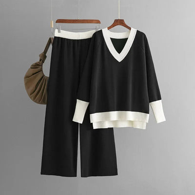 Beverly | Stylish Long Sleeved Knitted Set
