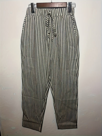 Marlena™ | Women’s Striped Linen Trousers